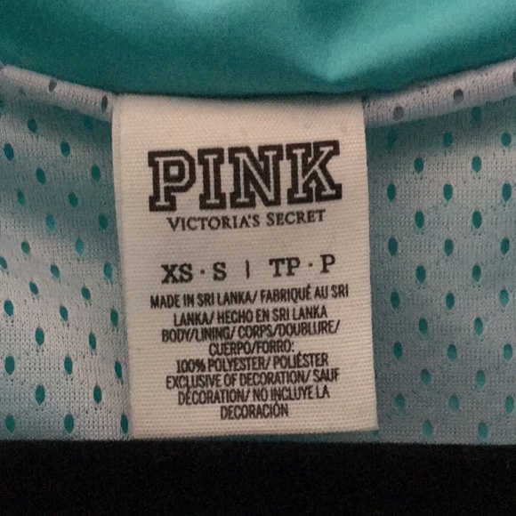 Pink VS Y2K Anorak zip up teal & black jacket - Picture 5 of 6